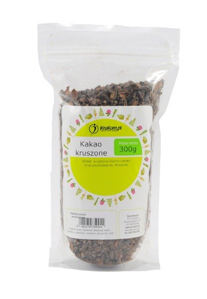 Kakao ziarno kakaowca kruszone 300g