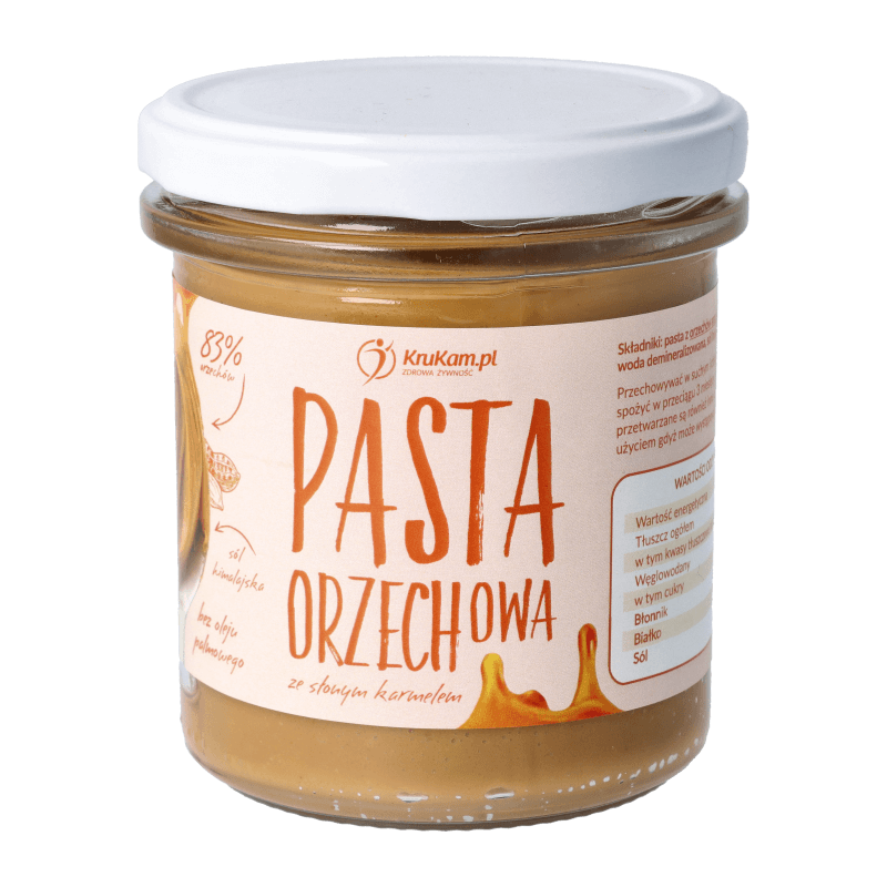 Pasta orzechowa ze słonym karmelem 300g