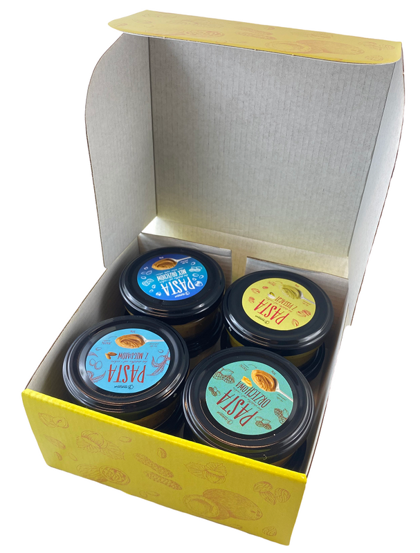 Zestaw Past Orzechowy MIX 100% 8 x 30 g