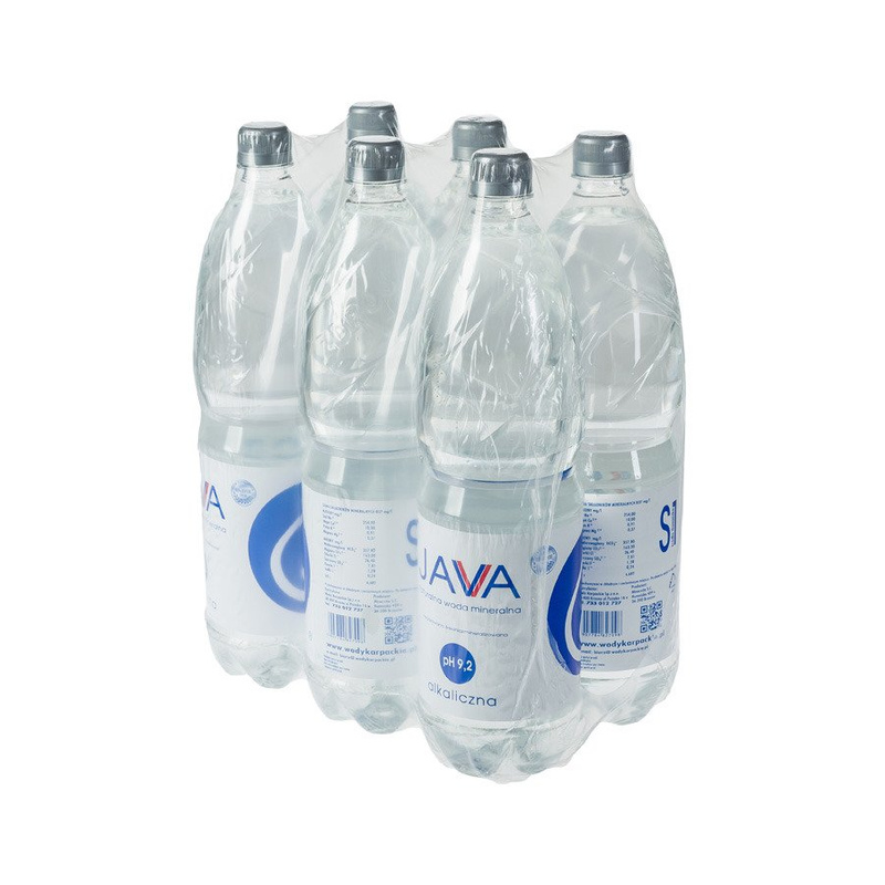 18x Woda Alkaliczna JAVA 1,5l butelka PET Zgrzewka