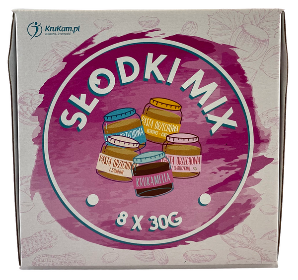 Zestaw Past Słodki MIX 100% 8 x 30 g