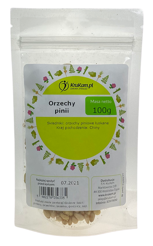 Orzechy piniowe pini 100g