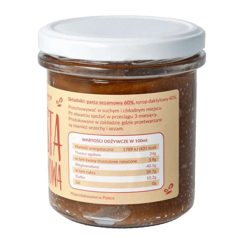 Pasta chałwowa 300g Naturalna