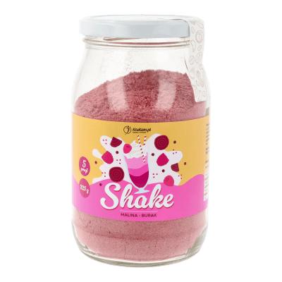 Mieszanka na shake malina burak 325g (5 porcji)