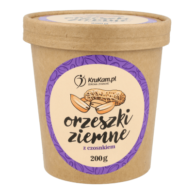 Orzeszki ziemne z czosnkiem 200g