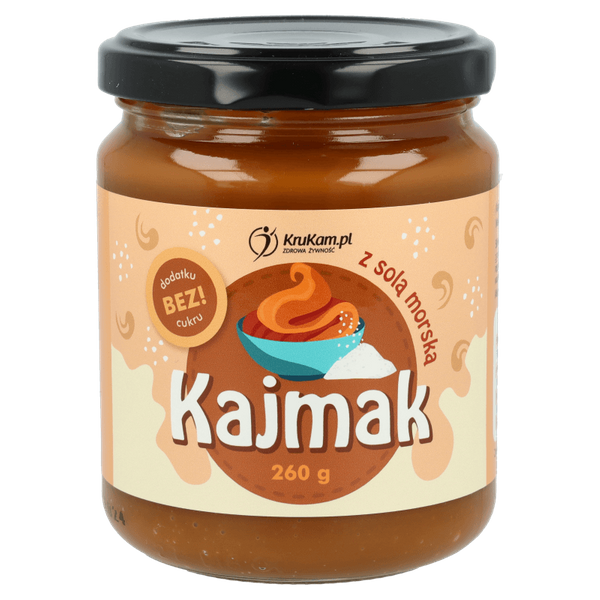 Kajmak bez dodatku cukru z solą morską 260g