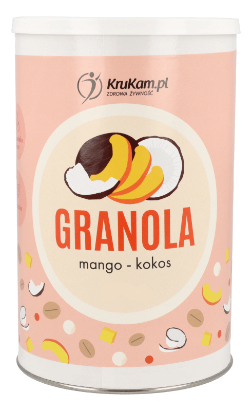 Granola mango-kokos 210g DATA:18.12.2025