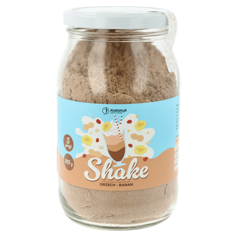 Mieszanka na shake orzech banan 325g (5 porcji)