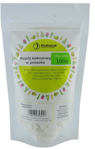 -50%Napój kokosowy "mleko" w proszku 100g (Data:05.2025)