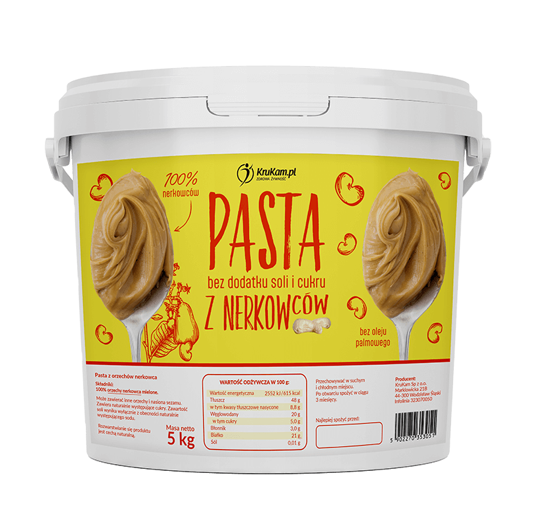 Pasta z nerkowców wiadro 5kg