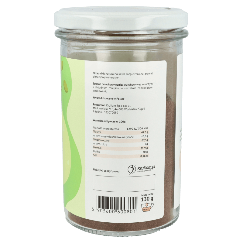 Kawa rozpuszczalna Pistacjowa 130g