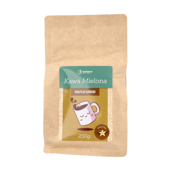 Kawa mielona Brazylia Cerrado waniliowa 250g