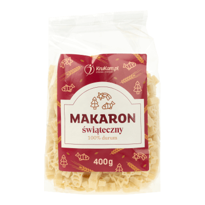Makaron 100% durum świąteczny 400g
