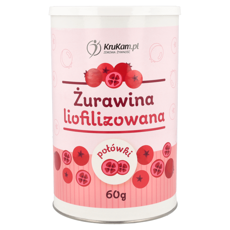 Żurawina liofilizowana połówki 60g 