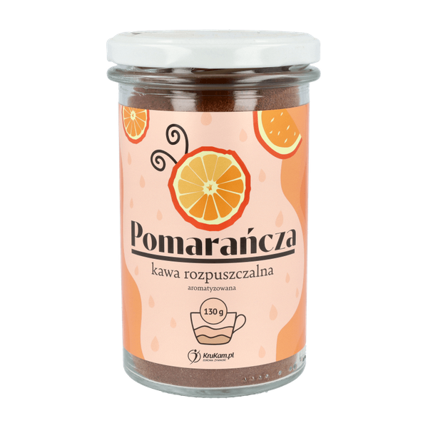 Kawa rozpuszczalna Pomarańczowa 130g