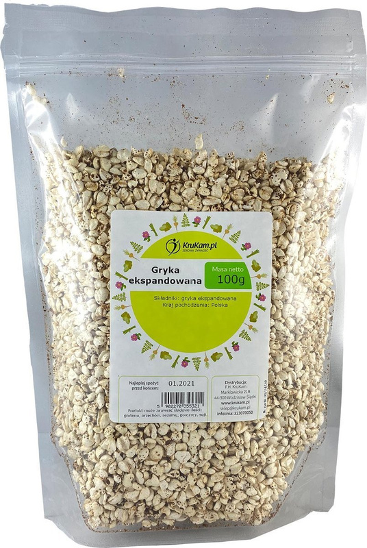 -50%Gryka ekspandowana 100g (11.2025)