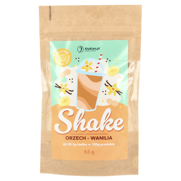 Mieszanka na shake wysokobiałkowy orzech wanilia 65g