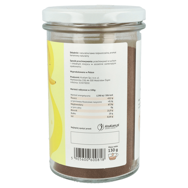 Kawa rozpuszczalna Bananowa 130g