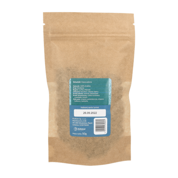 -30%Kawa ziarnista Honduras Marcala 50g(Data:27.02.2026)