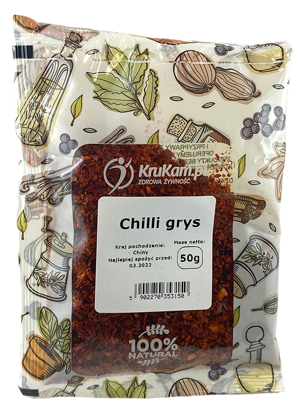 CHILLI grys 50g Super OSSSTRE!!!!