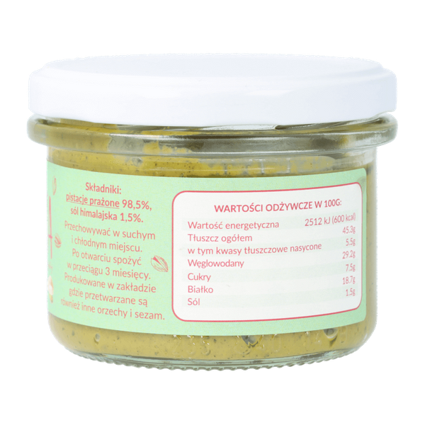 Pasta z pistacji z solą himalajską 150g