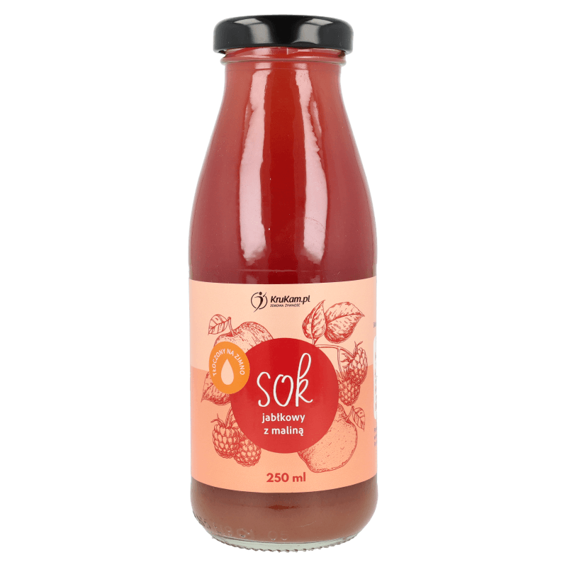 Sok jabłkowy z maliną 250ml