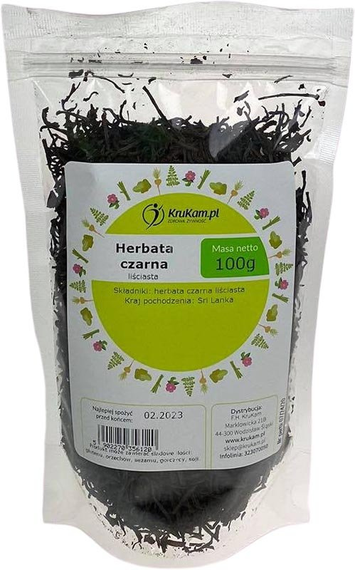 Herbata czarna liściasta Ceylon OP1 100g