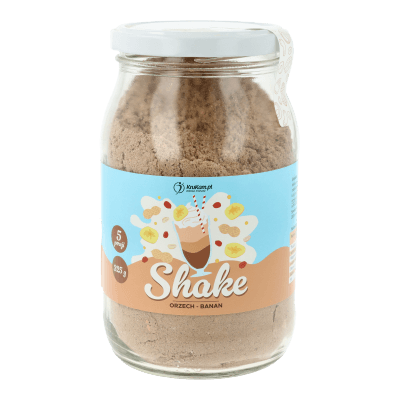 Mieszanka na shake orzech banan 325g (5 porcji)