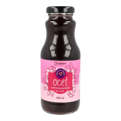 Ocet z czerwonej porzeczki 250ml