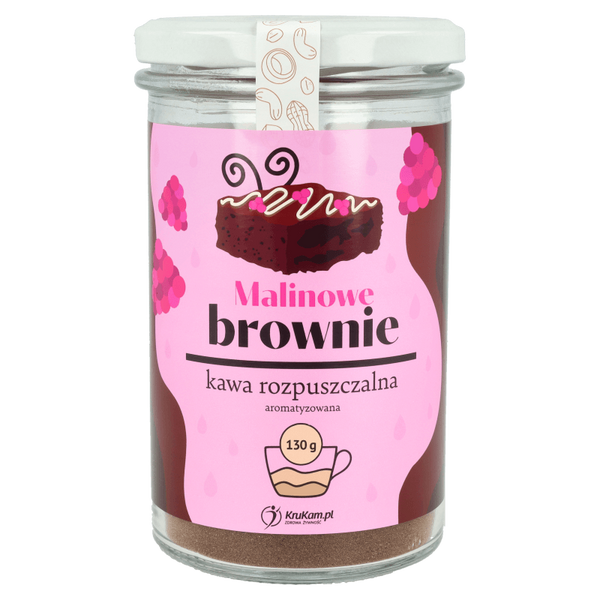 Kawa rozpuszczalna Malinowe brownie 130g