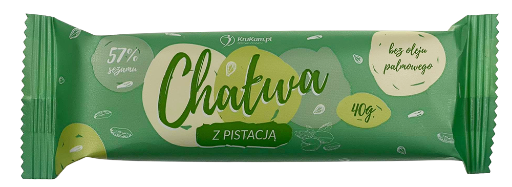 Baton Chałwowy z pistacjami 40g