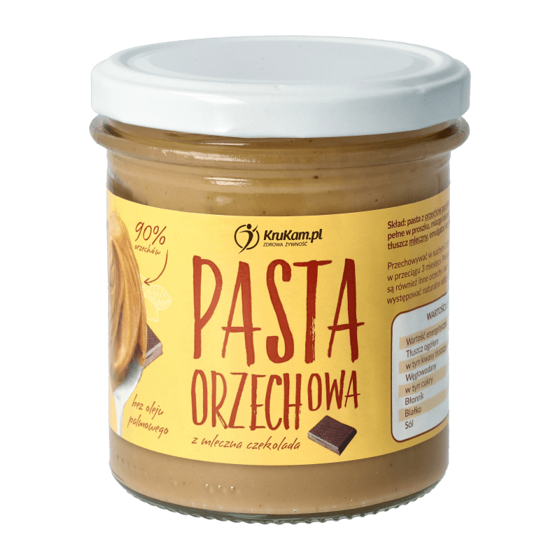 Pasta orzechowa z mleczną czekoladą 300g