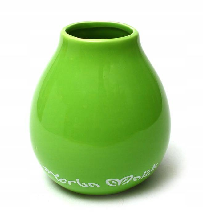 Tykwa Ceramiczna Luka GREEN LOGO mate green 350ml STABILNA