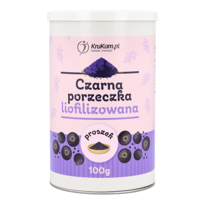 Czarna porzeczka liofilizowana proszek 100g