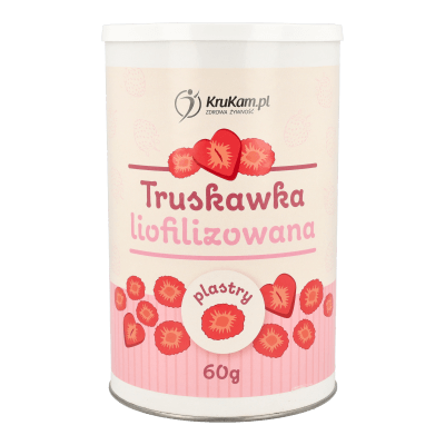 Truskawka liofilizowana plastry 60g