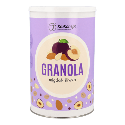 Granola migdał-śliwka 180g