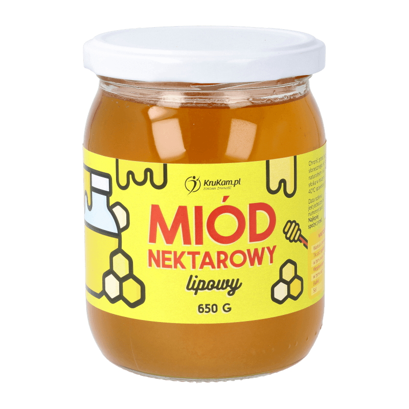 Miód nektarowy lipowy 650g