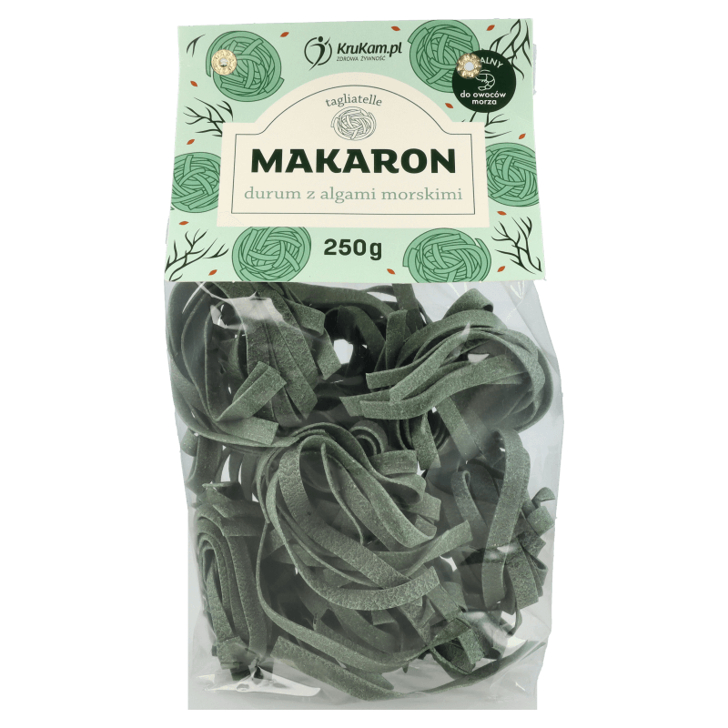 Makaron durum z algami morskimi tagliatelle 250g