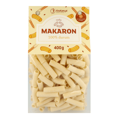 Makaron 100% durum rurki 400g