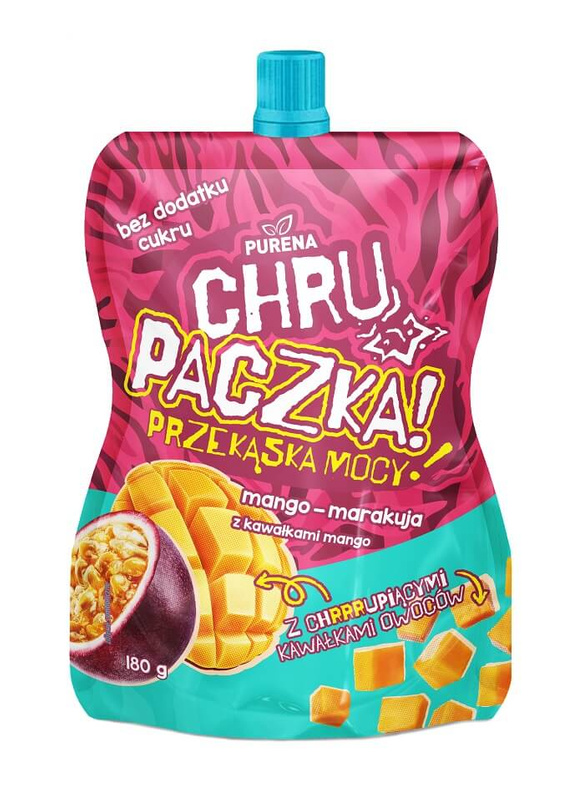 Chrupaczka mango-marakuja z kawałkami mango 180g Purena