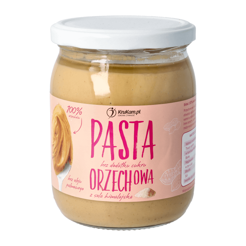 Pasta Orzechowa 100% z Solą Himalajską 500g