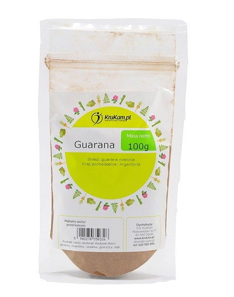  Guarana proszek 100g drobno mielona