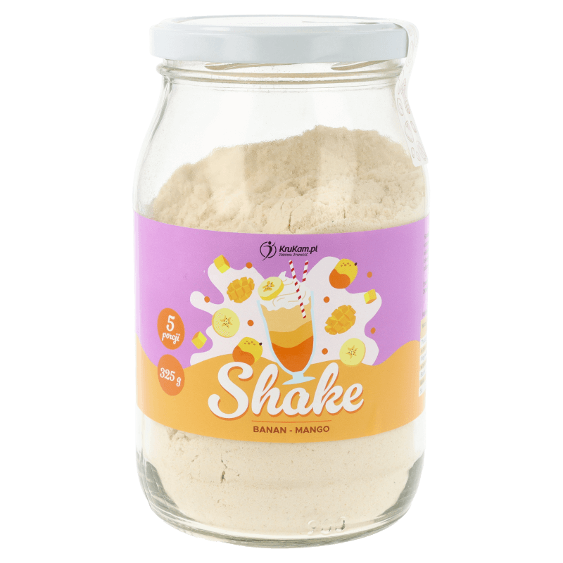 Mieszanka na shake banan mango 325g (5 porcji)