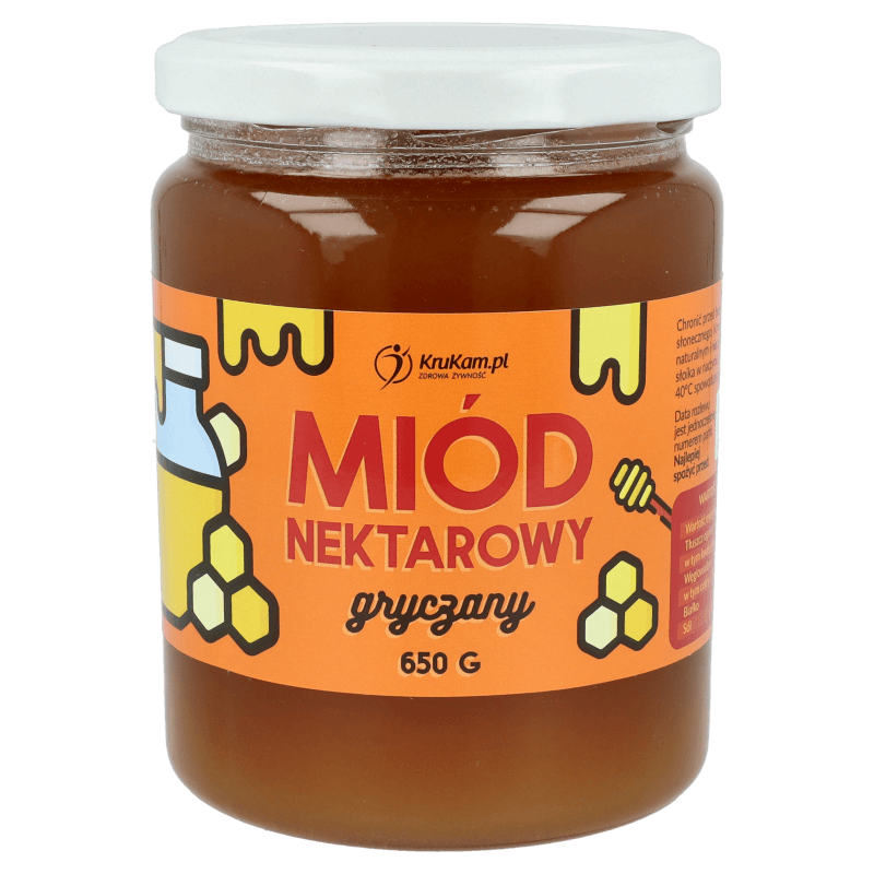 Miód nektarowy gryczany 650g