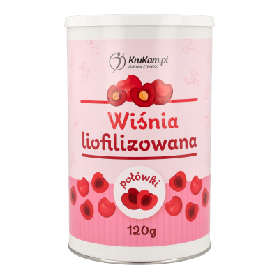 Wiśnia liofilizowana połówki 120g