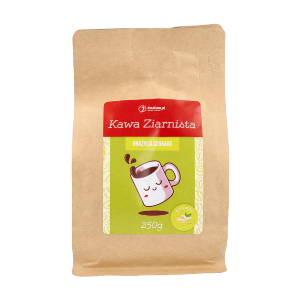 Kawa ziarnista Brazylia Cerrado pistacjowa 250g