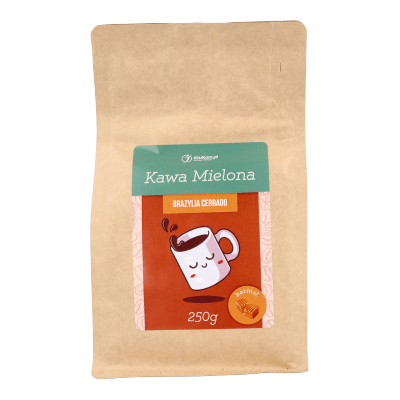 Kawa mielona Brazylia Cerrado karmelowa 250g