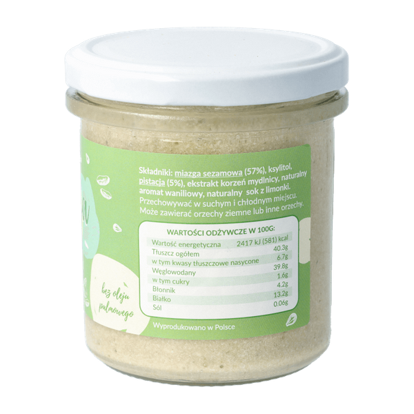 Chałwa turecka z pistacjami bez cukru 300g