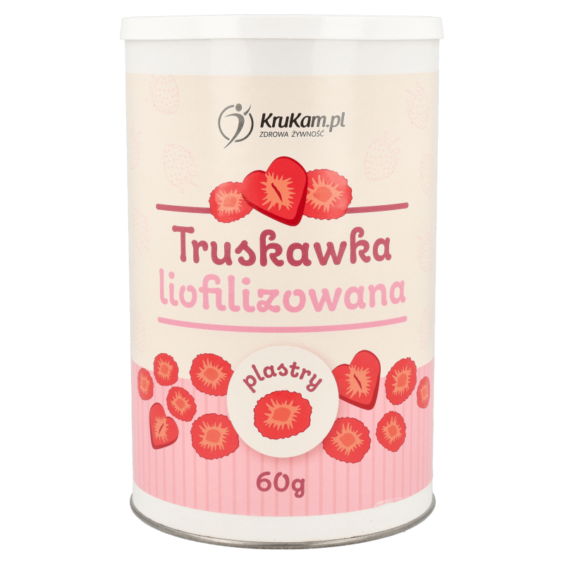 Truskawka liofilizowana plastry 60g