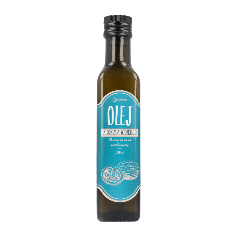 -30%Olej z orzecha włoskiego tłoczony na zimno 250ml (Data:08.03.2026)